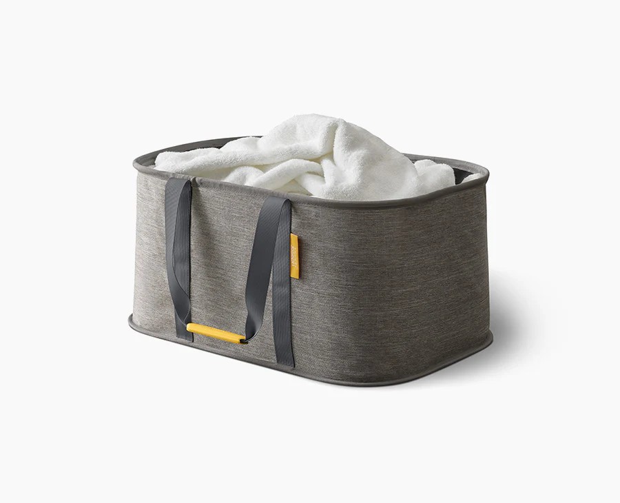 Hold-All™ Grey Collapsible 35L Laundry Basket